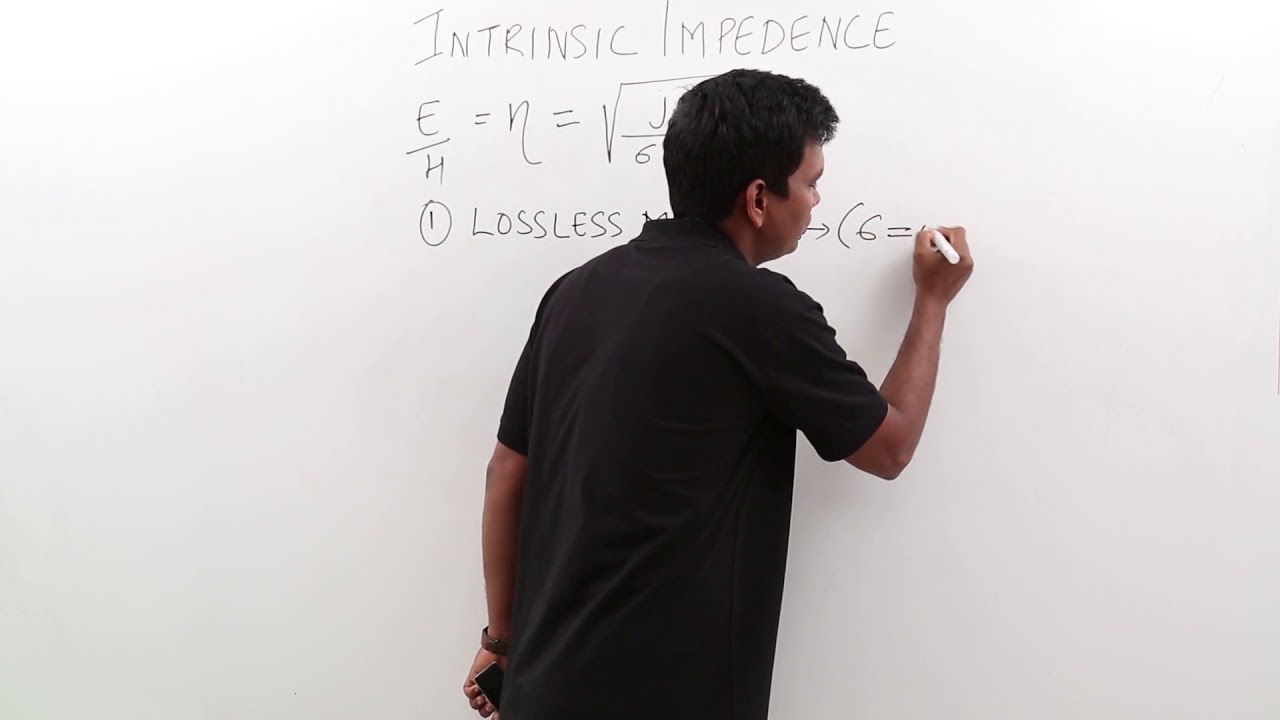 Electro Magnetics Theory - Intrinsic Impedence