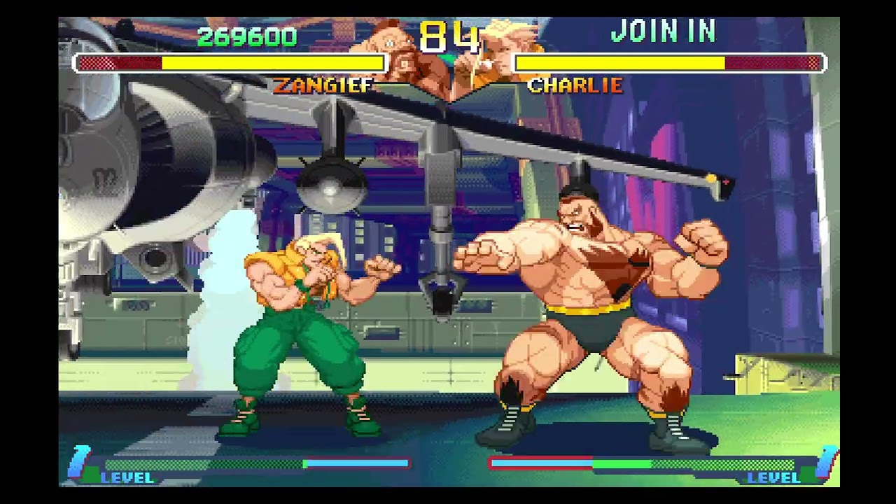 Зангиев Zangief в Street Fighter Alpha 2 ArcadeUSA #russianingame