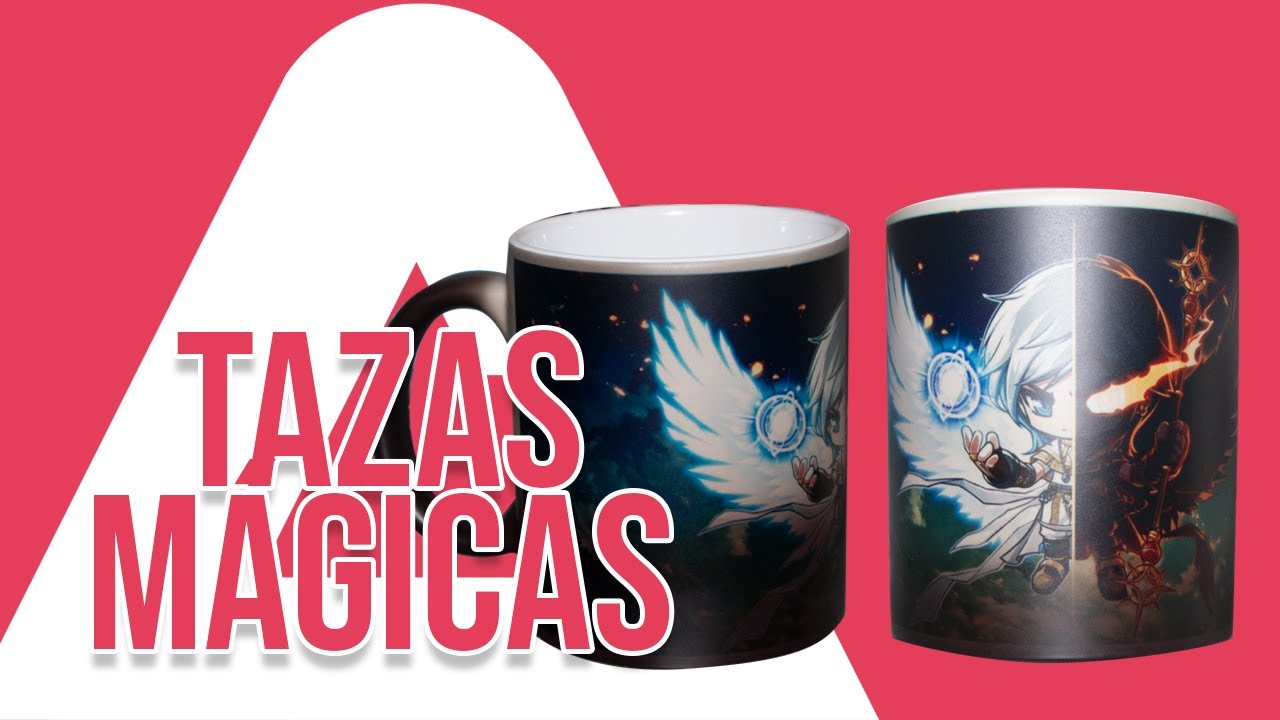 😱TAZA negra para SUBLIMAR /TAZA M&Aacute;GICA (CHARLES REBAZA)