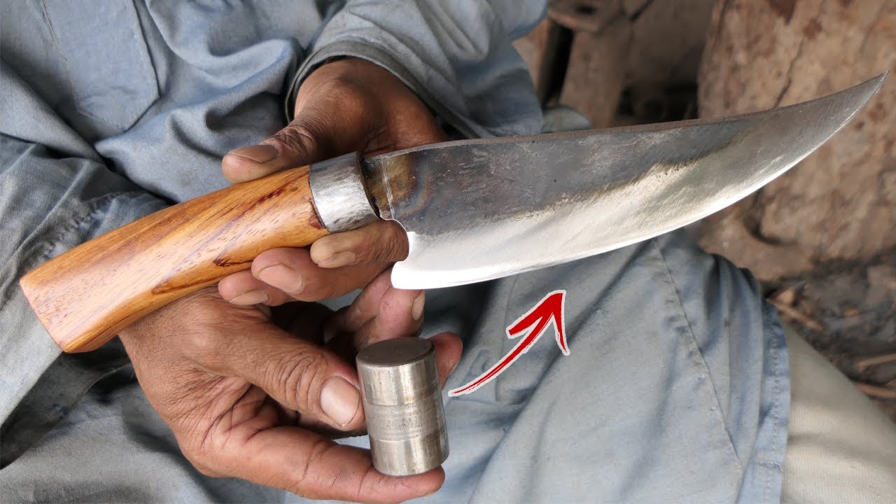Watch This Metal Turn Into a Cool Knife Step by Step!