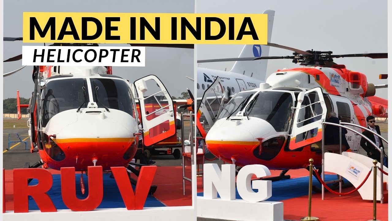 Made-in-India Next-Generation Dhruv Helicopter Displayed at Wings India | Walkthrough