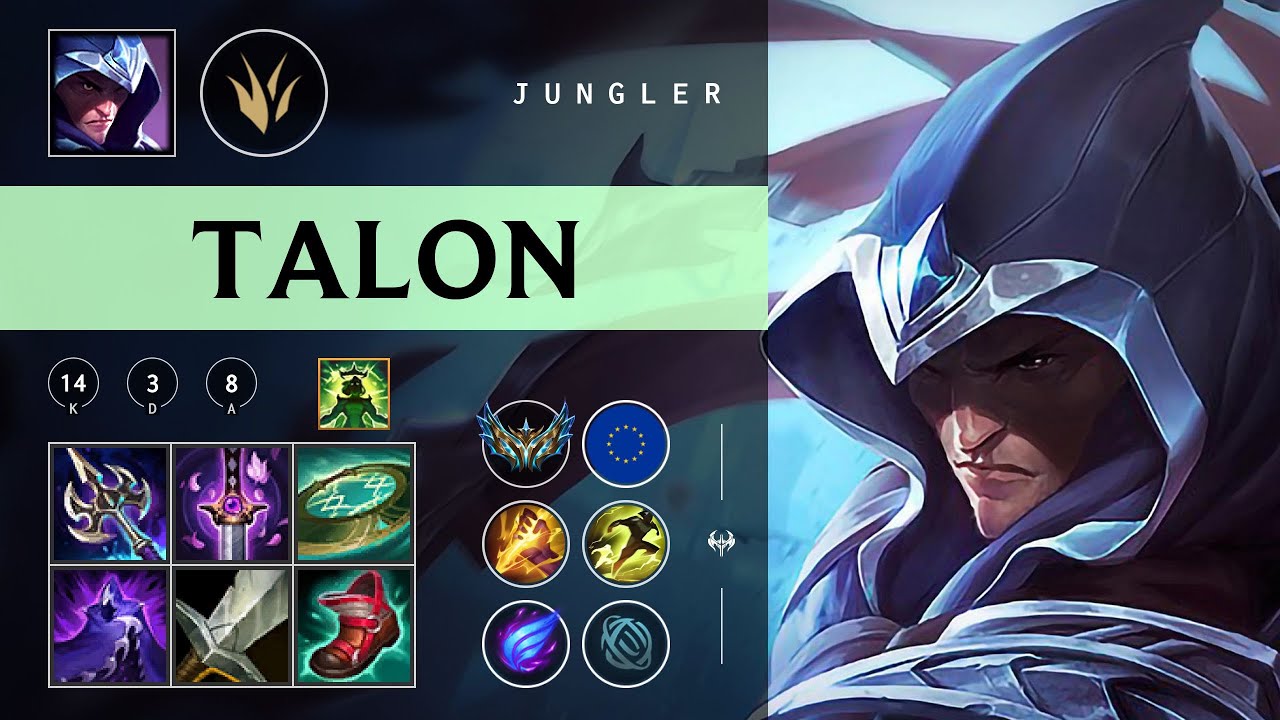 Talon Jungle vs Jarvan IV - EUW Challenger Patch 26.02