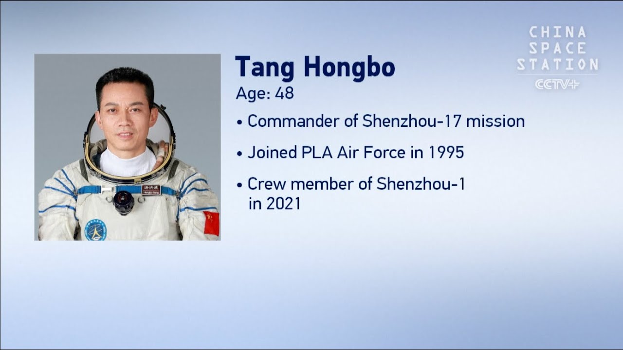 Chinese Astronaut Tang Hongbo to Work as Shenzhou-17 Mission Commander