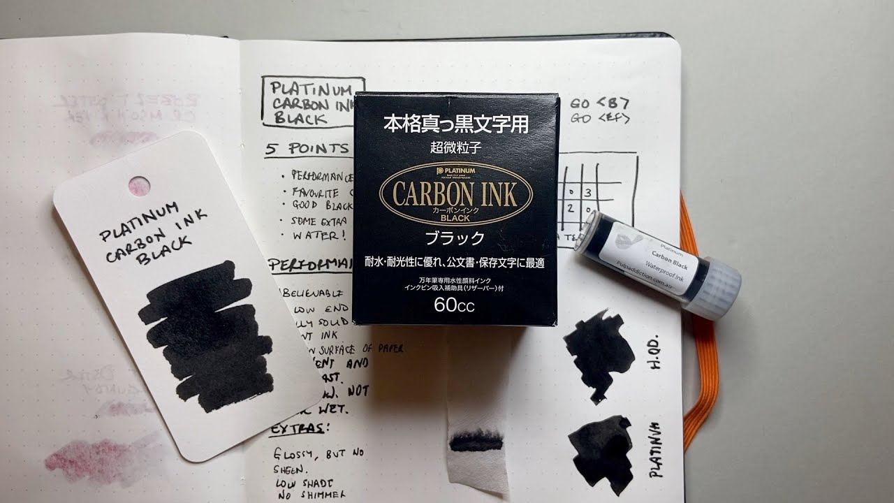 Platinum Carbon Black Ink Review