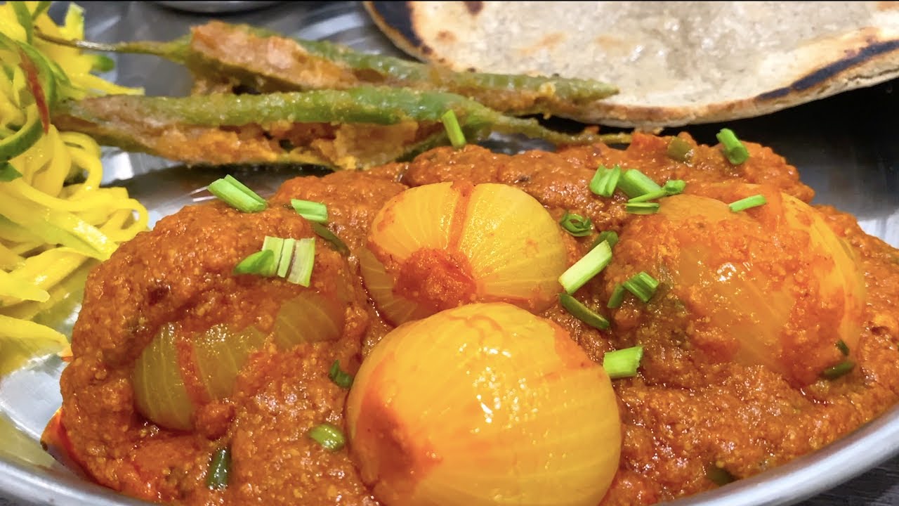 Winter Special Masaledar Onion Ki Sabzi भरवा प्याज की सब्जी Sangeeta’s World 