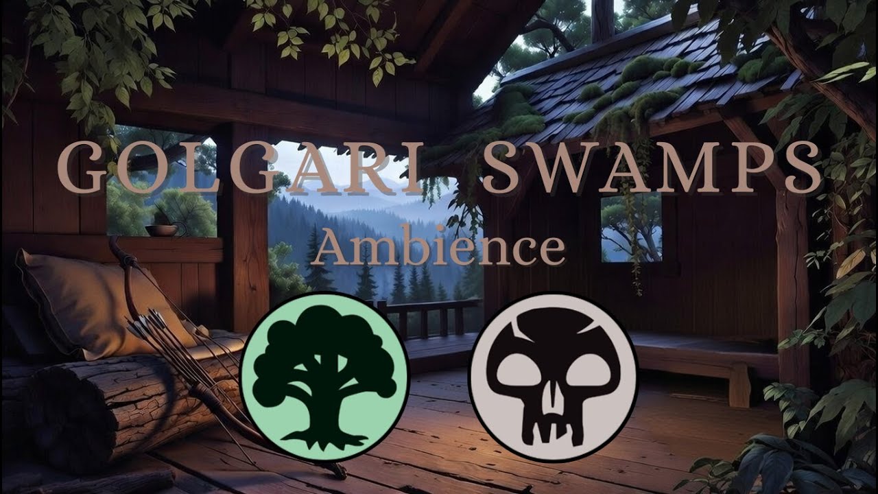 Golgari Swamp Music  Green and Black Mana Ambience