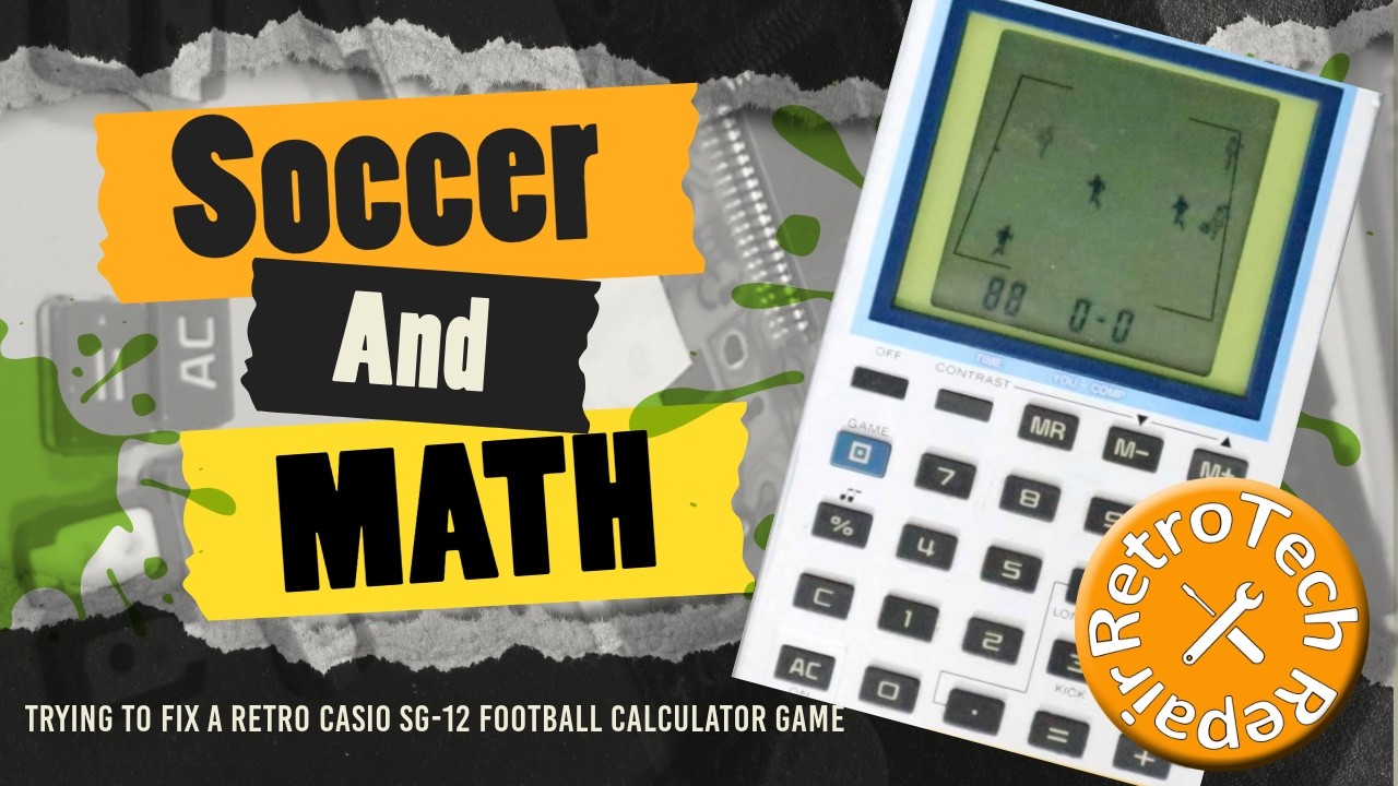 This Vintage Casio Football Game Was Completely Dead