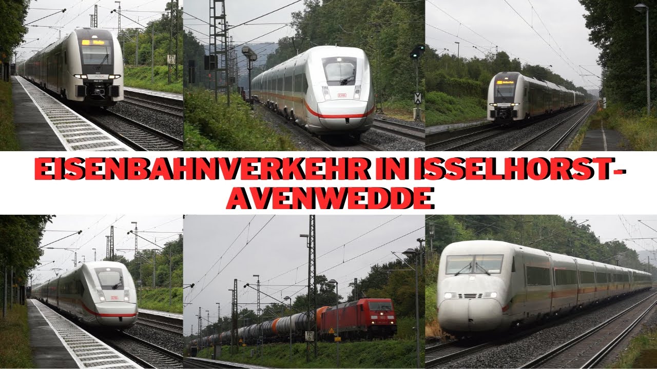 Eisenbahnverkehr in Isselhorst Avenwedde BR 412 462 186 185 402 186