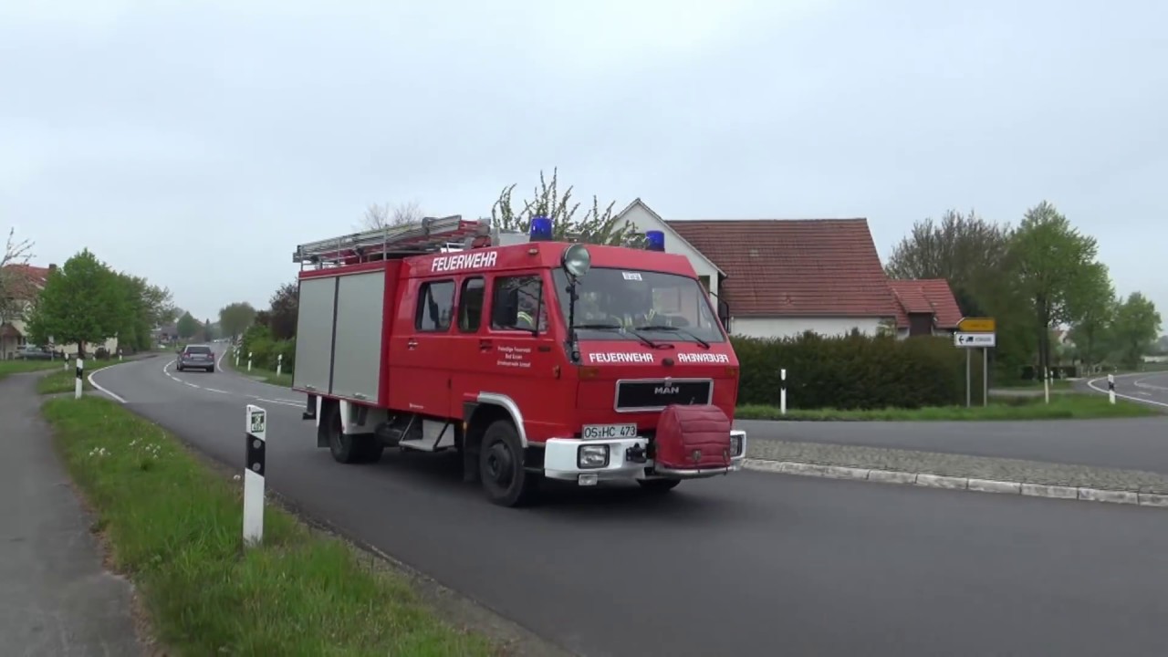 [Feuer bei Kesseböhmer] Einsatzübung der Freiwilligen Feuerwehr Bad Essen