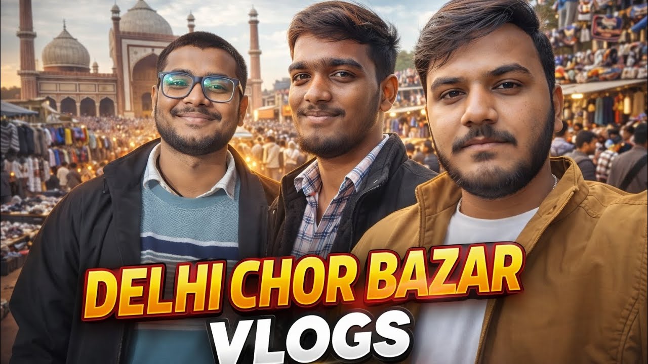 Delhi Jama Masjid Choor Bazaar Vlog | India’s Famous Sunday Market