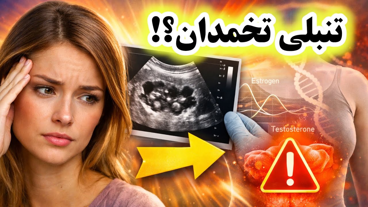 تنبلی تخمدان (PCOS) چیست؟ علائم پنهان، دلایل اصلی و درمان خانگی علمی، سندرم تخمدان پلی‌کیستیک