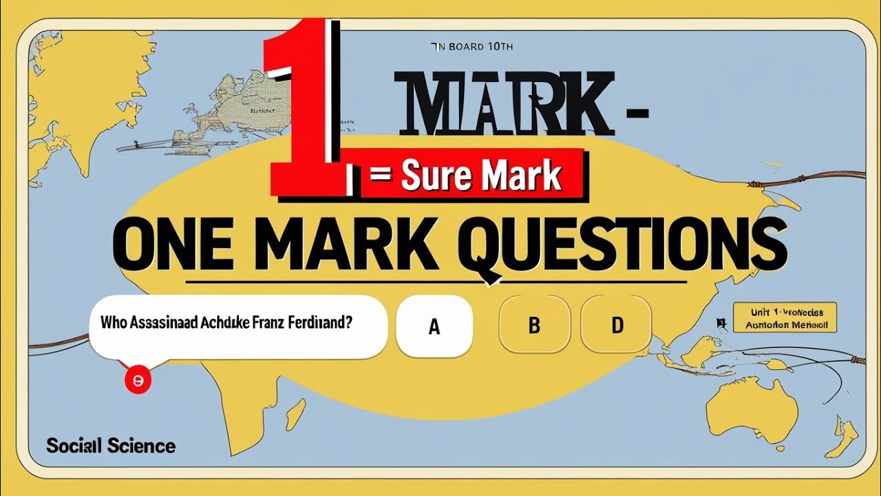 🔥 TN 10th Social Science | Unit 1 – World War  | Most Important MCQs | 💯 Centum Edukka