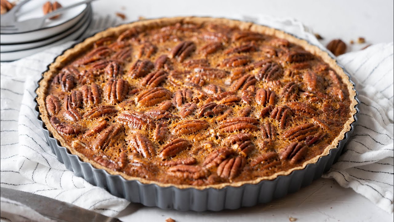 This Is Without Corn Syrup At All | Healthy Pecan Pie