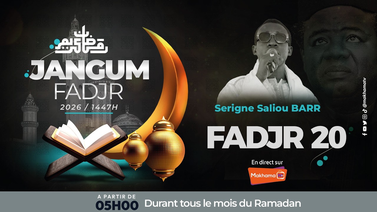 🔴 EN DIRECT Keur Massar - Njangum Xassida Fajar 20 Ramadan 1446H/2025