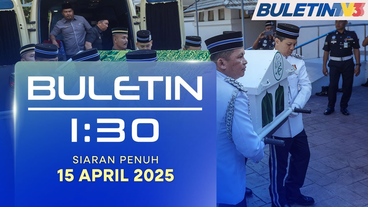 Tun Abdullah Diberi Istiadat Pengebumian Negara Di Makam Pahlawan | Buletin 1.30, 15 April 2025