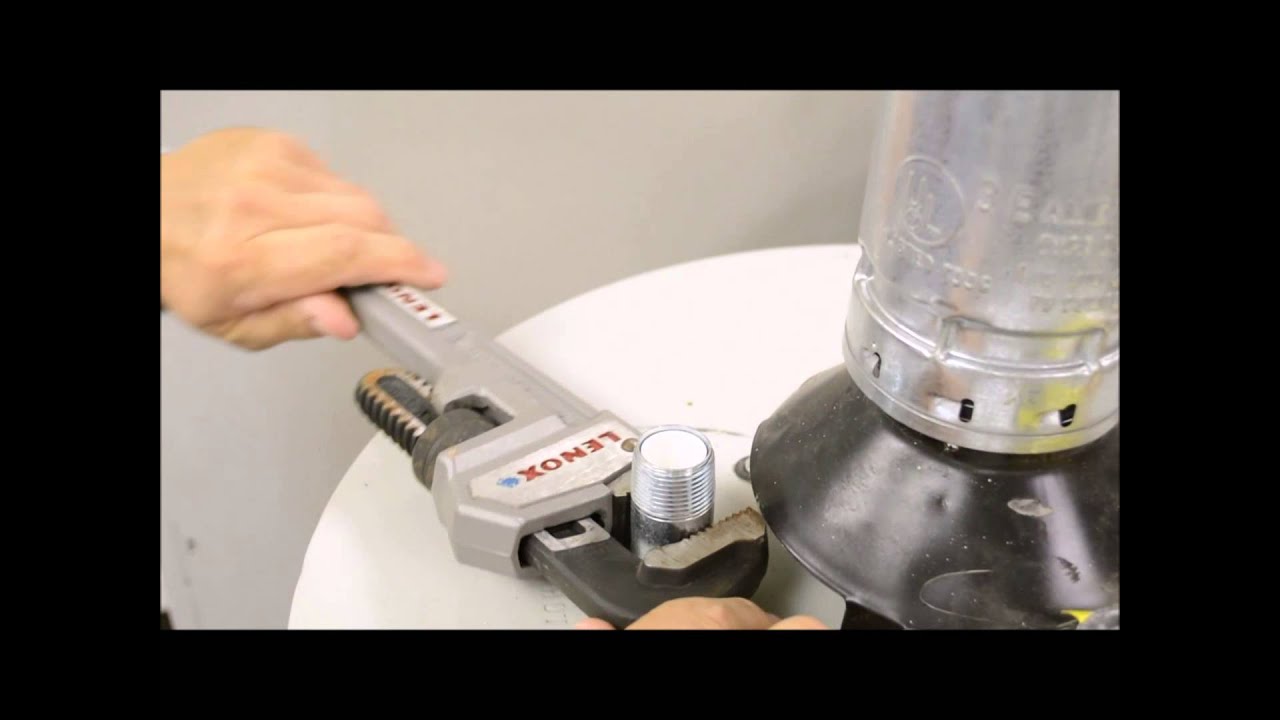 Installing a Nipple Type Anode Rod