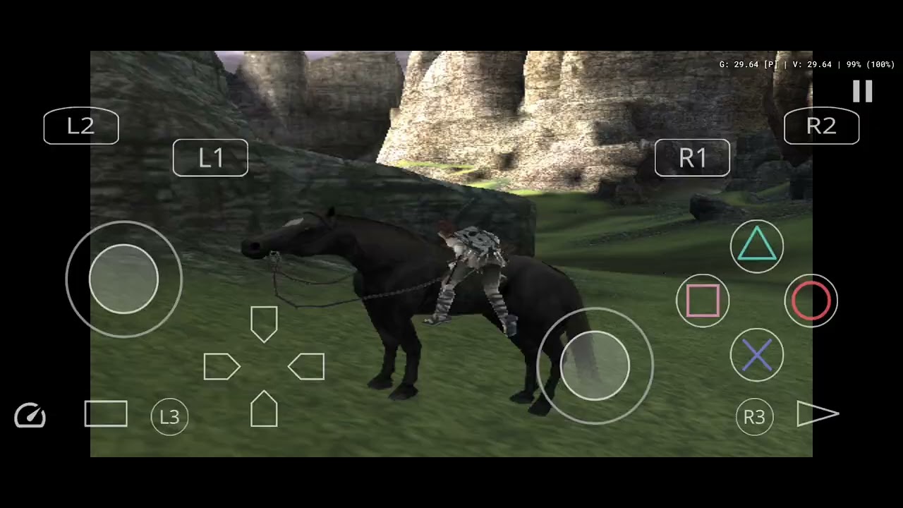 Consegui rodar liso shadow of the colussus no nethersx2