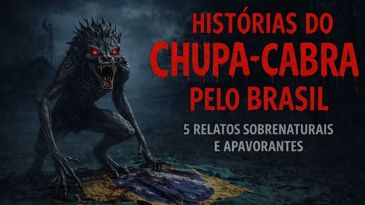 5 Relatos Sobrenaturais | Historias do Chupa-Cabra pelo Brasil | RE #015