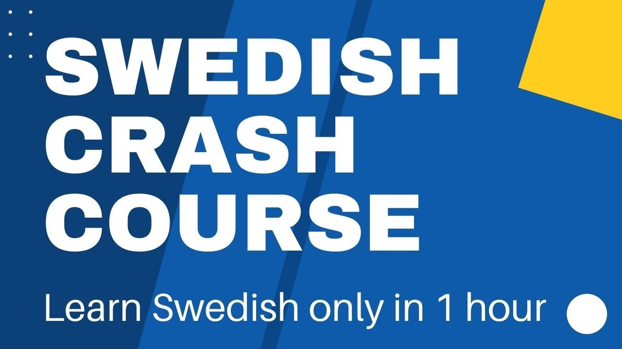 Swedish crash course. Best Way to learn Swedish! Speak Swedish in One video! Swedish Full course SFI