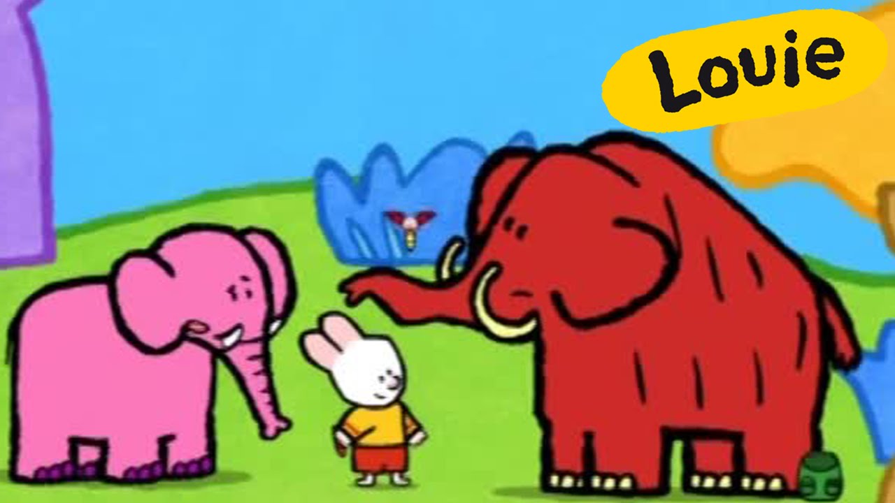 Mamut - Louie dibujame un Mamut | Dibujos animados para niños
