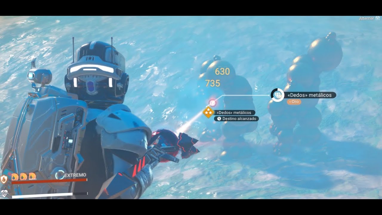 No Man's Sky - Planeta Gaseoso - Dedos metalicos