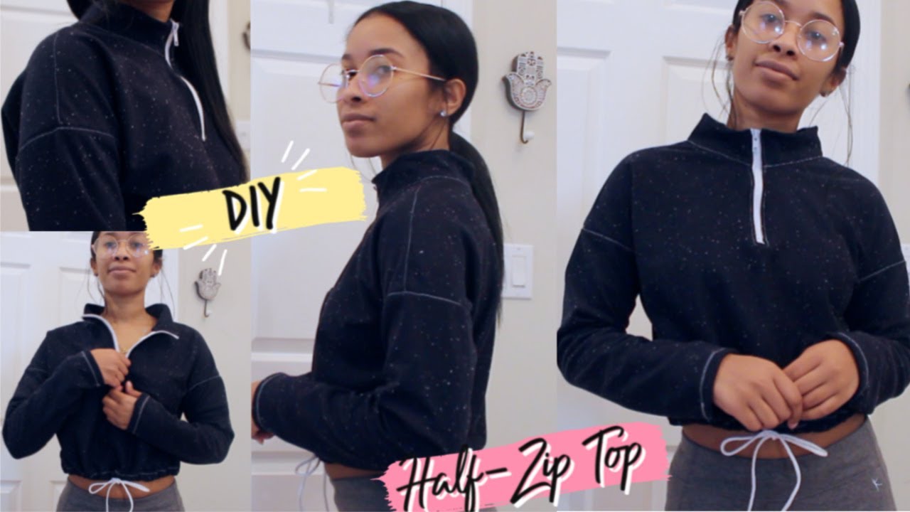 DIY| Half-Zip Pull Over