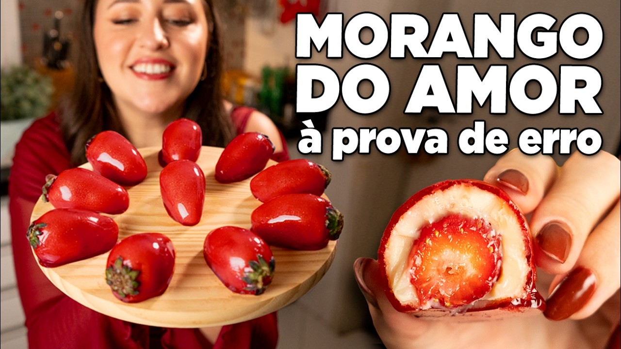 MORANGO DO AMOR - VIDEO AULA COMPLETA GRATUITA