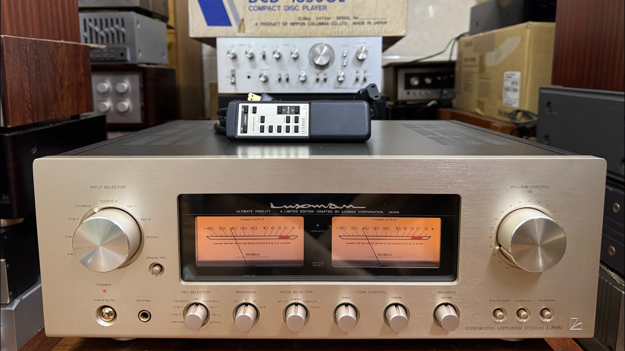Ampli Luxman L-505F Gold zin đẹp như mới. Lh e Trí 0903.747.111.