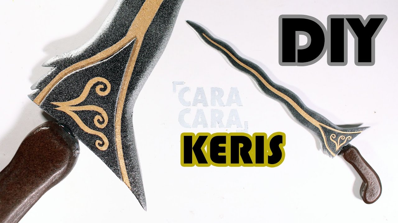 How To Make Keris Blade From Cardboard
