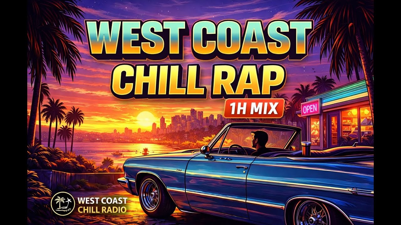West Coast Chill Rap Mix (1H MIX) — Sunset to Night • Smooth OG Vibes