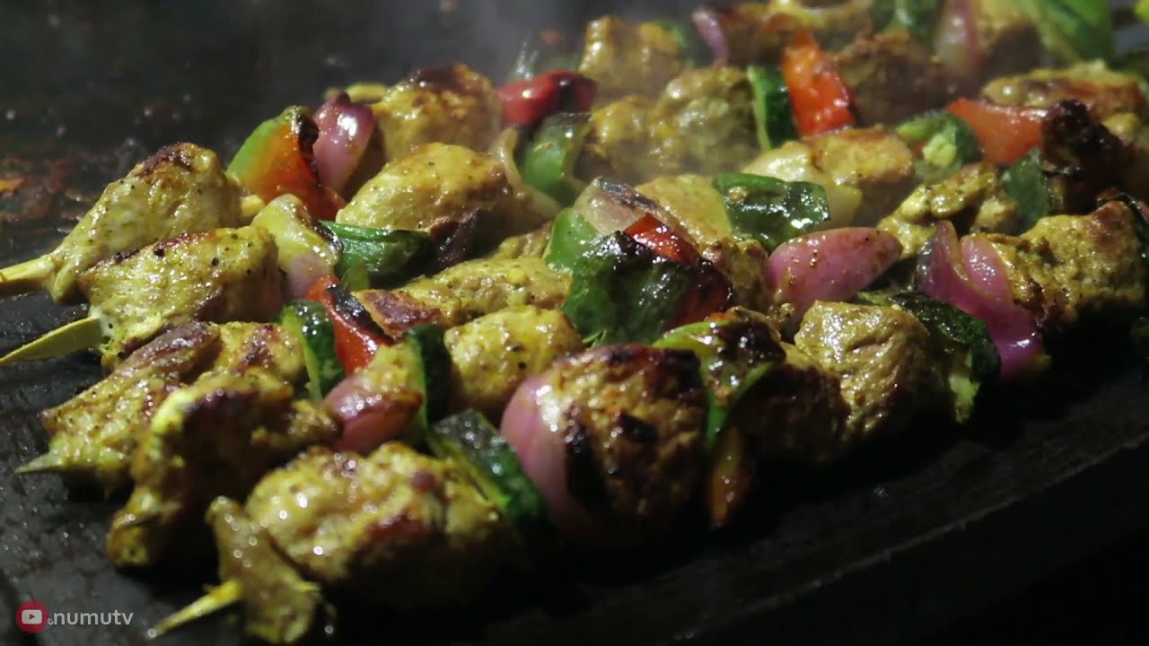 Philippines Street Food - Pork and Chicken Kebab