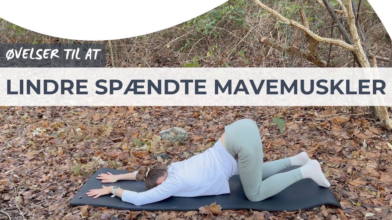 Øvelser til at lindre spændte mavemuskler | 15 minutters træning | Lette stræk- og mobilitetsøvelser