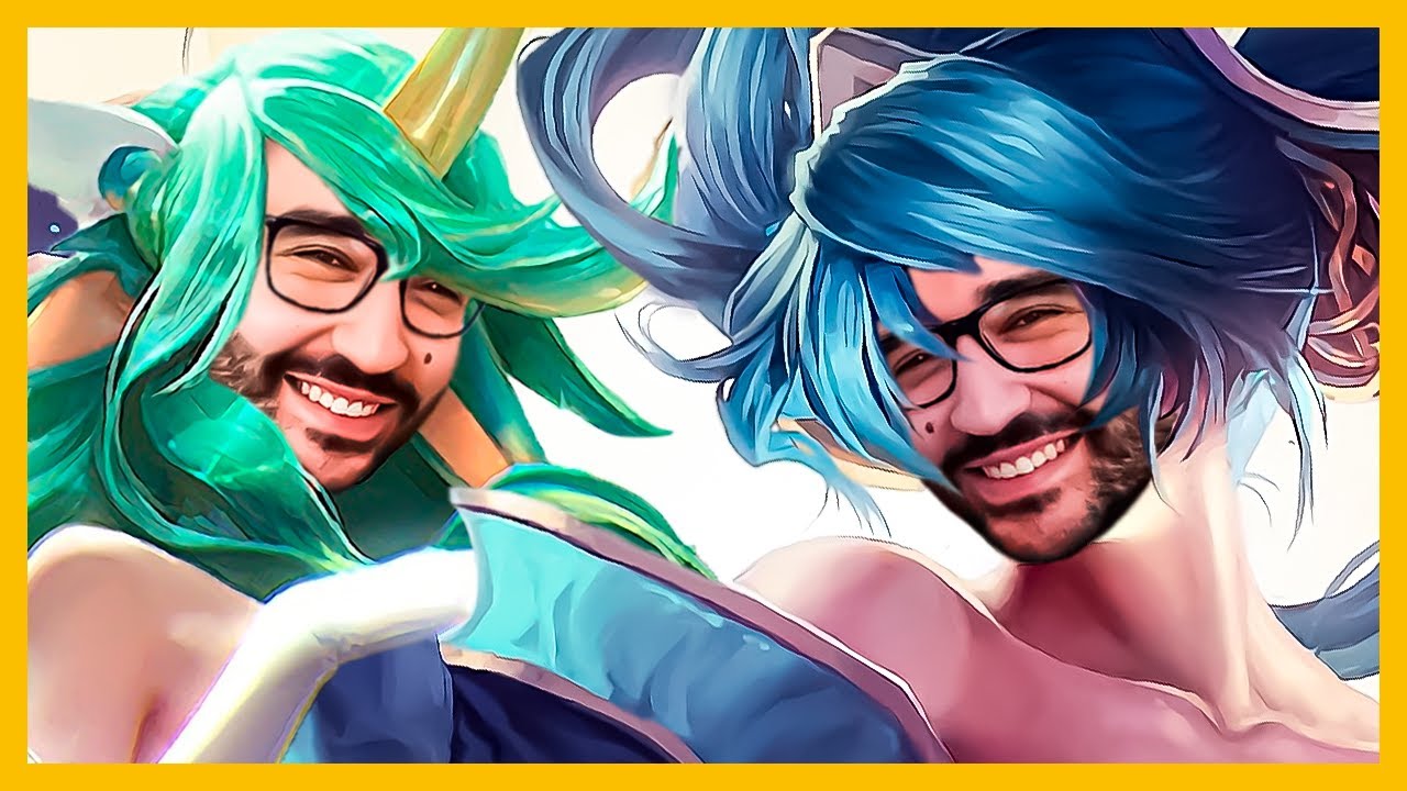 DEMENTANDO JOGADORES COM SONA E SORAKA LANE!