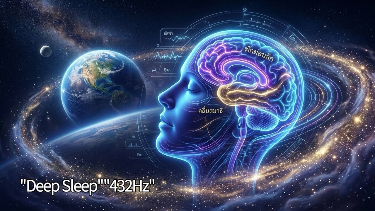 DEEP SLEEP 432Hz | Miracle Healing Frequency for Mind & Body(หลับลึก432Hz คลื่นบำบัดจิตใจและร่างกาย)