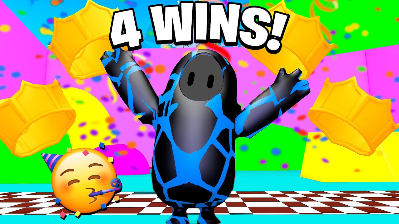 VI FÅR 4 WINS I 1 VIDEO!! - Dansk Fall Guys