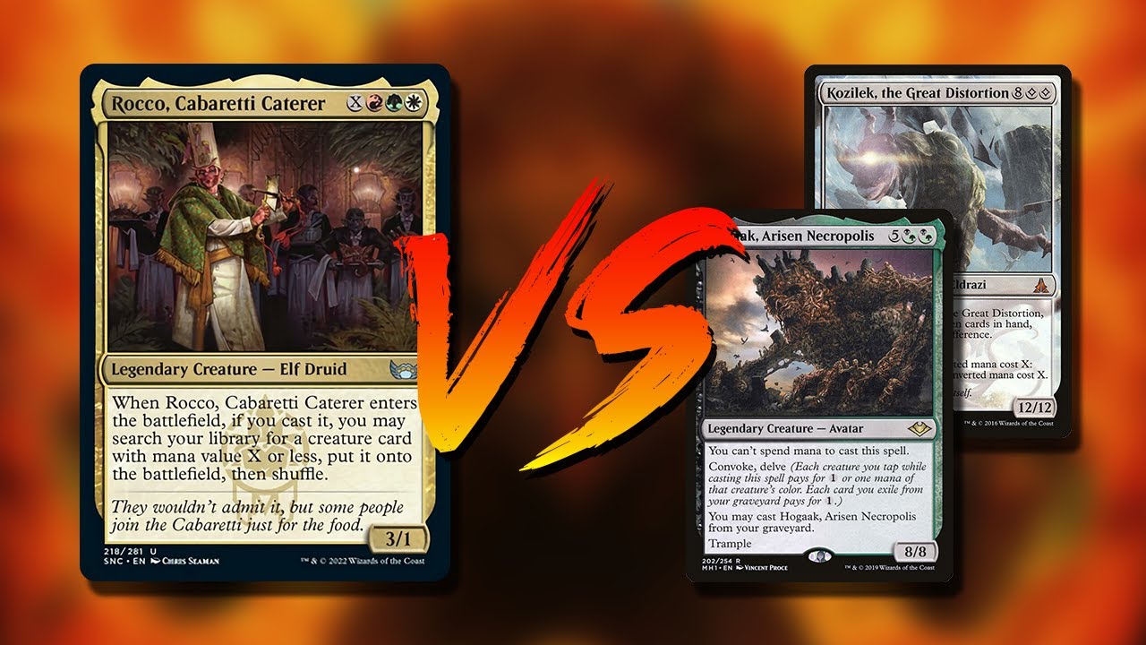 Rocco's EDH Life! vs Kozilek & Hogaak | 1v1 Commander CMDR Game Play | tribalkai