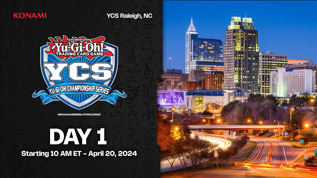 Yu-Gi-Oh! TCG YCS Raleigh, NC – Day 1