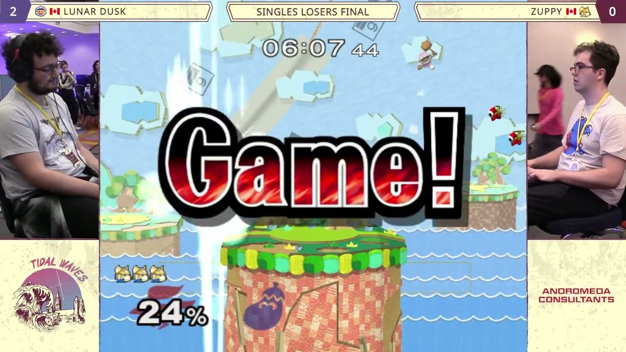 Zuppy vs Lunar Dusk — Singles Losers Final — Tidal Waves 5