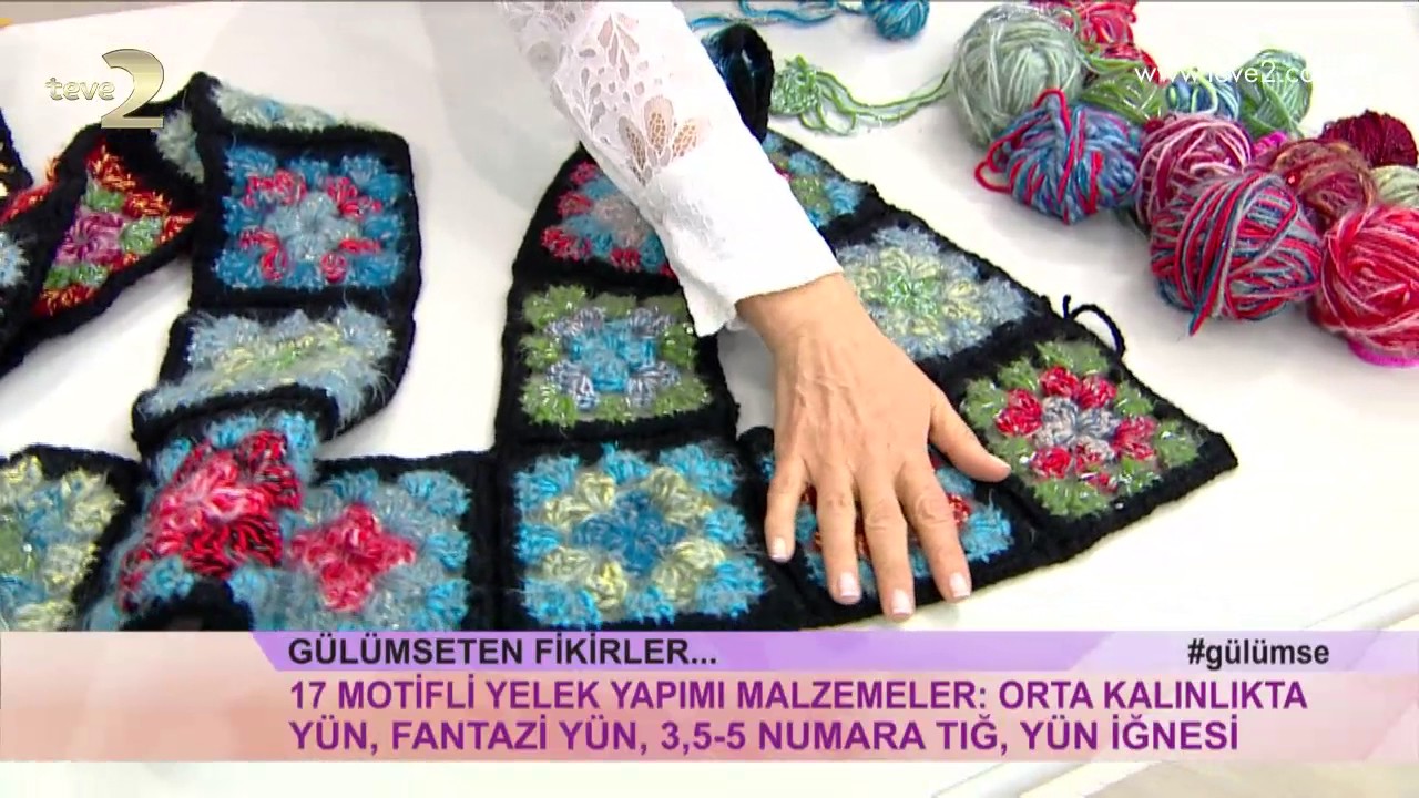 Derya Baykal'la Gülümse: 17 Motifli Yelek Yapımı