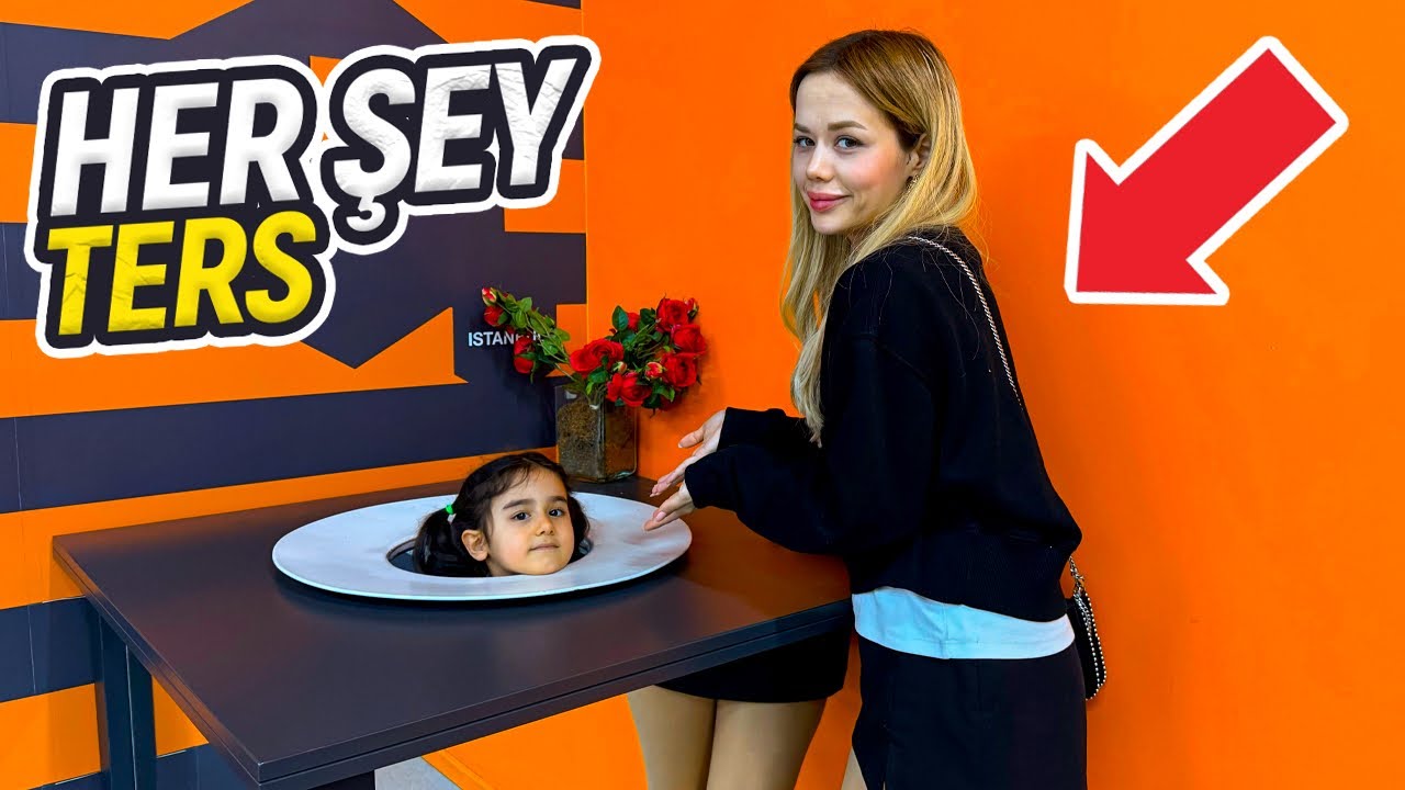 HER ŞEY TERS ! İLLÜZYON MÜZESİNE GİTTİK !? | Gamze Karta Öykü Karta