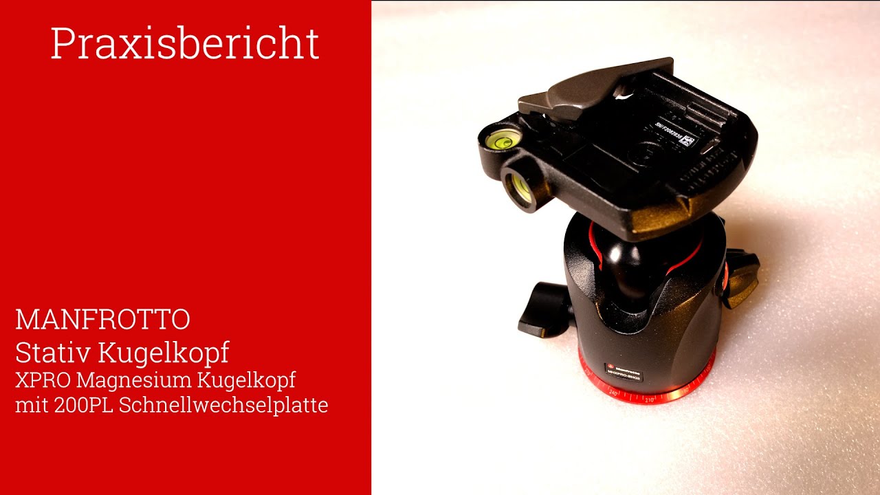 Stativkopf / Kugelkopf von Manfrotto - Praxisbericht