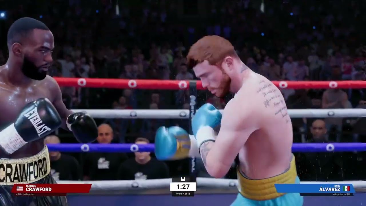 Terrance Crawford vs Canelo Alvarez Welterweight Bout Simulation