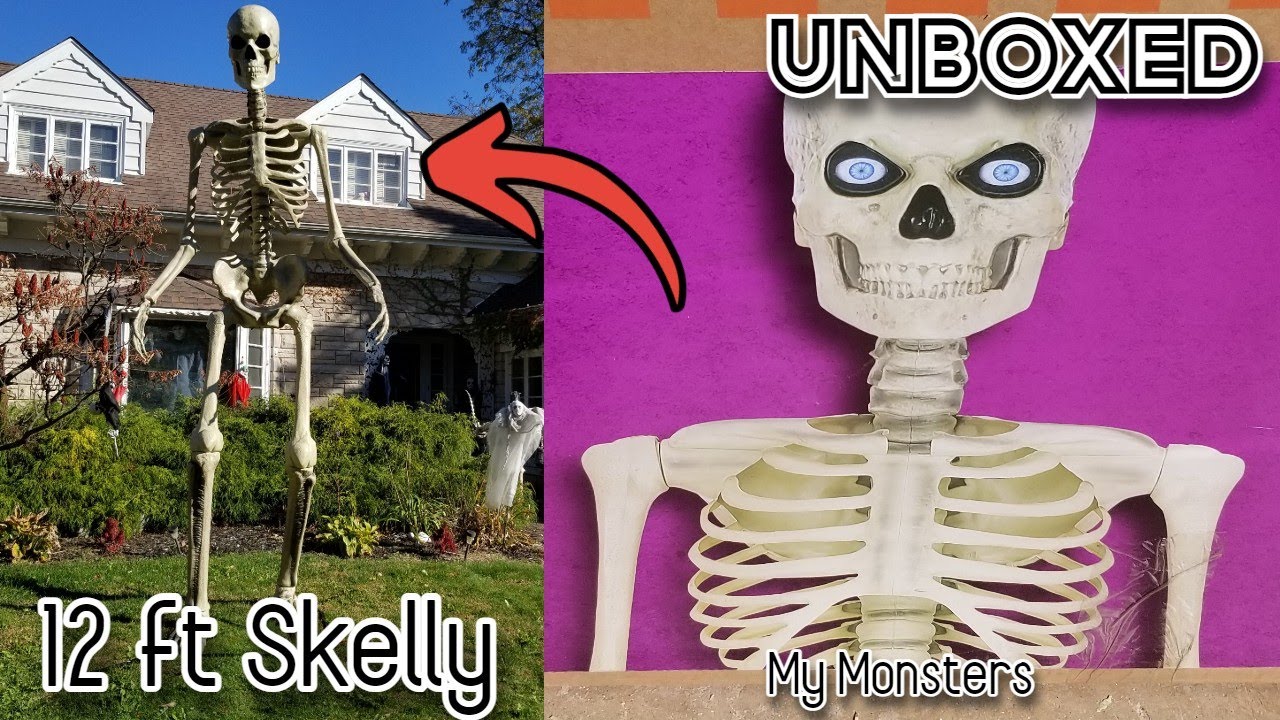 12 Foot SKELLY - UNBOXED!! 100 Nights to Halloween Ep 94