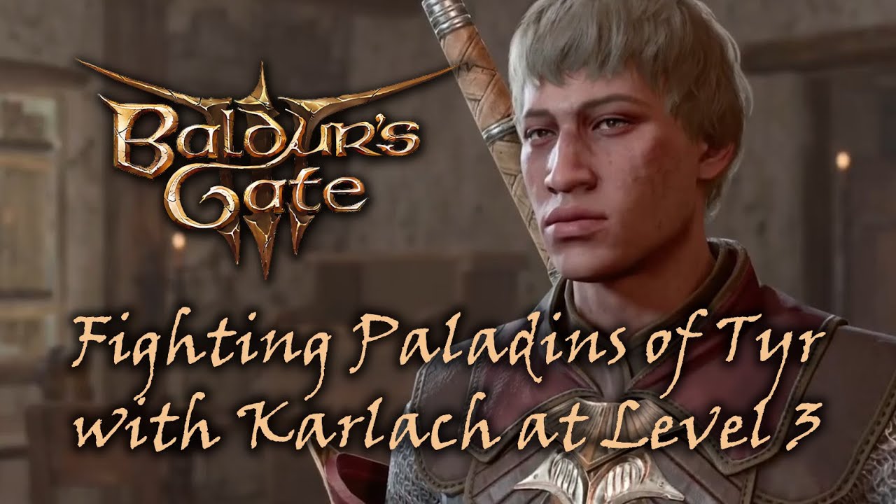 Fight highlights: Paladins of Tyr with Karlach level 3 balanced difficulty BG3 PS5 Baldur's Gate 3