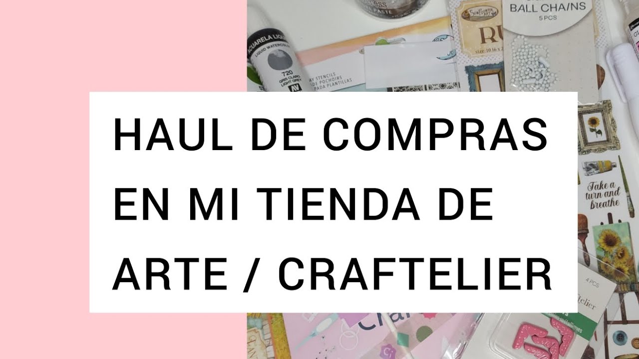 HAUL CRAFTELIER / Compritas en mi tienda de arte + pedido con sorpresas