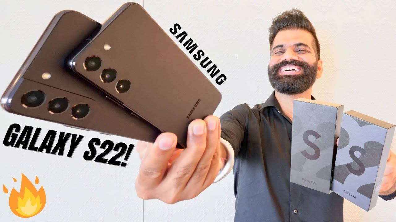 Samsung Galaxy S22 & S22+ Unboxing & First Look - New Flagship Smartphones🔥🔥🔥