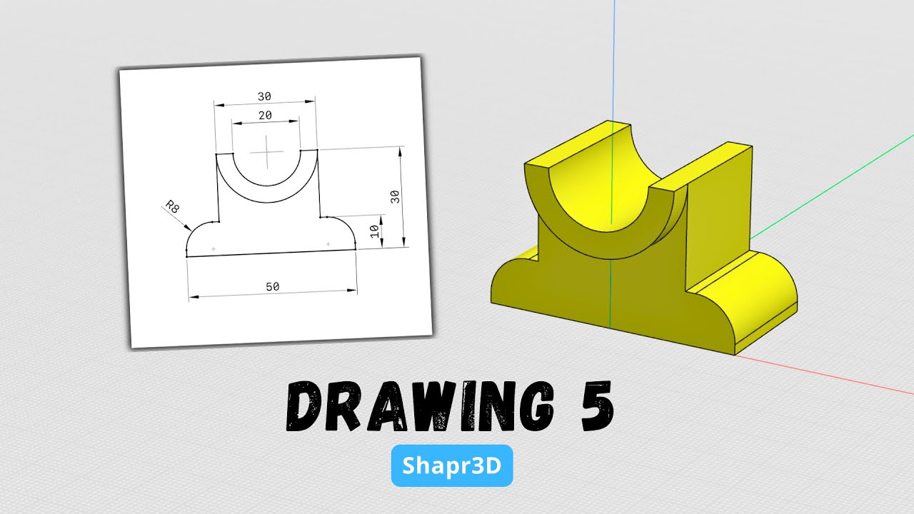 Drawing 05| CAD for Beginners | Shapr3D