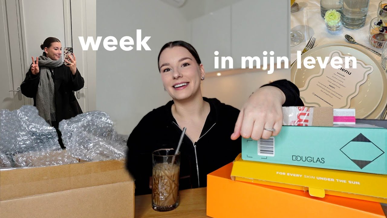 pakketjes unboxing, scheer tip & met aimée 🤎📦 weekvlog