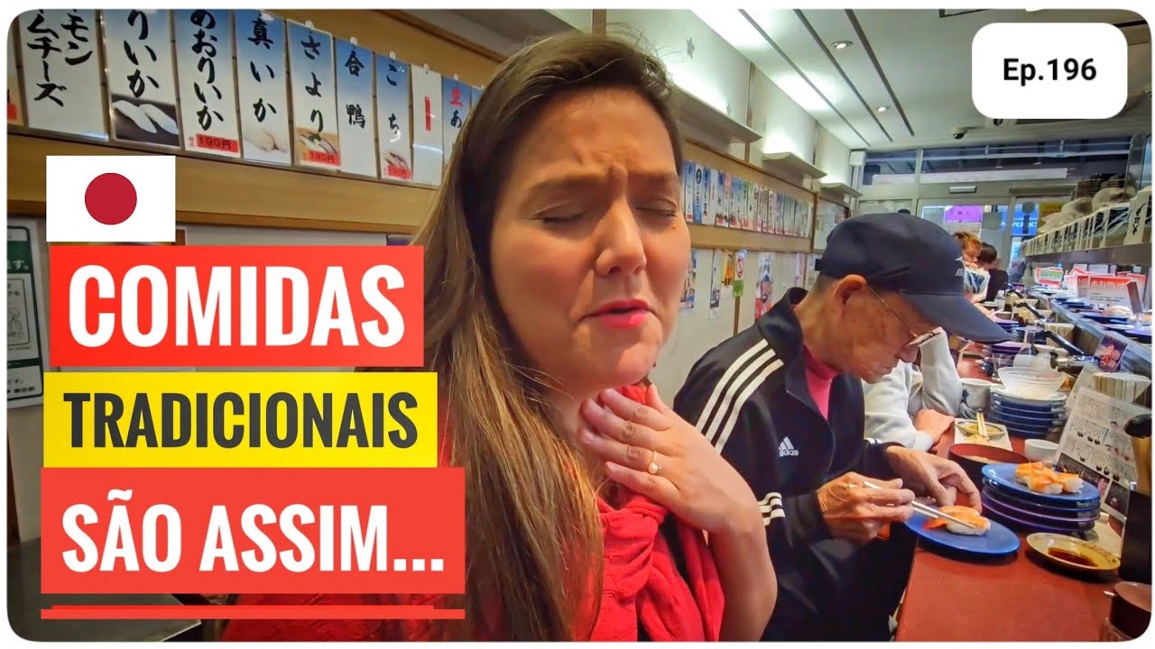 COMO são COMIDAS mais POPULARES do JAPÃO!
