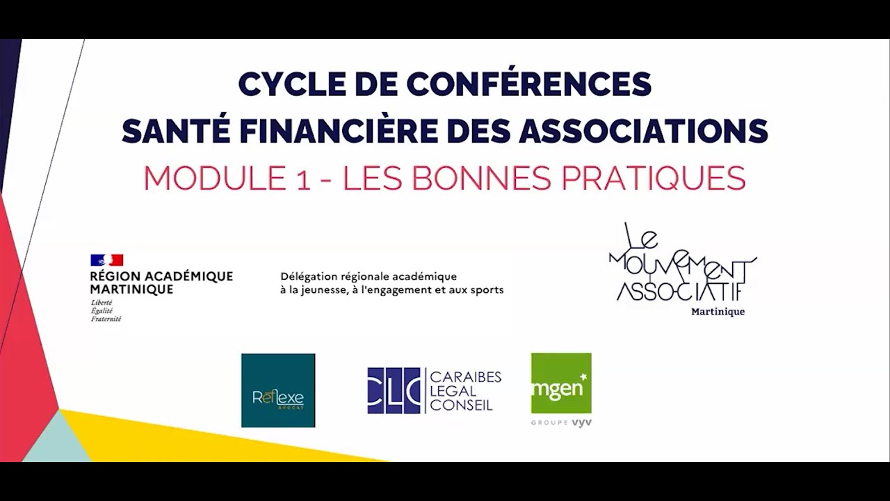 Santé financière des associations, Module 1 - Les Bonnes Pratiques